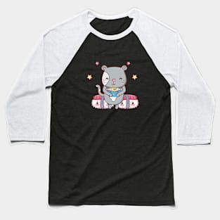 Ramen T-Shirt Cat Tshirt Kawaii Anime Tee Japanese Gift T-Shirt Baseball T-Shirt